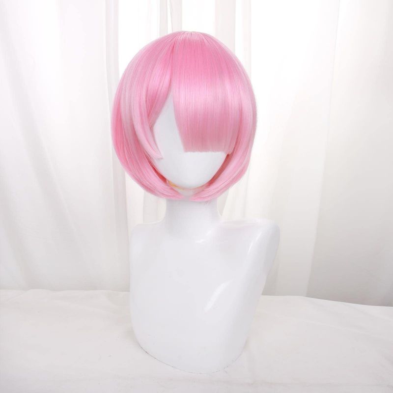 Anime Ram Cosplay Wig Pink