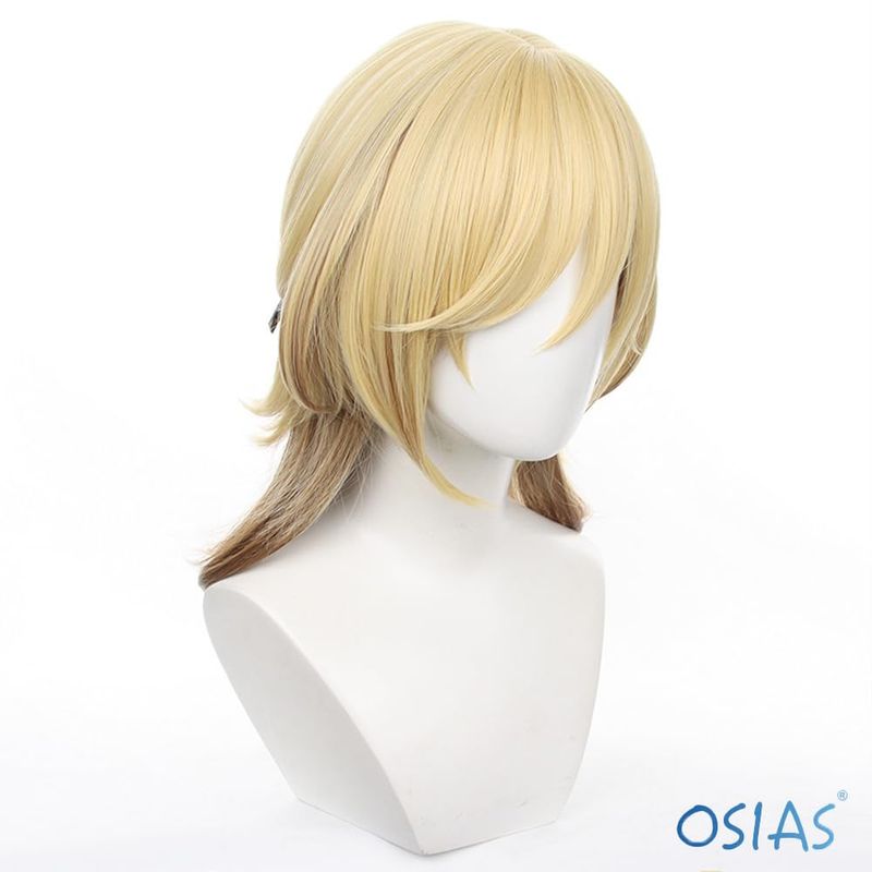 Cosplay Wig Light Brown Kaveh Style