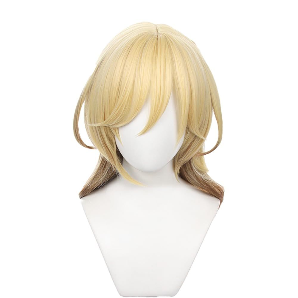 Cosplay Wig Light Brown Kaveh Style