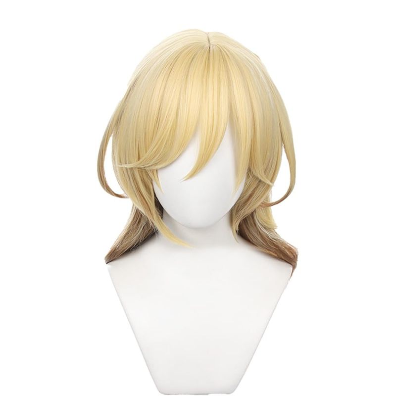 Cosplay Wig Light Brown Kaveh Style