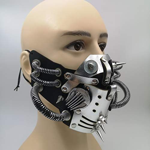 Gothic Steampunk leather mask