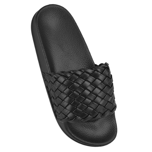Braided Black Sliders