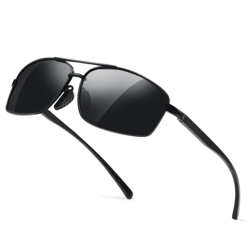 Polarised Rectangular Sunglasses Unisex UV