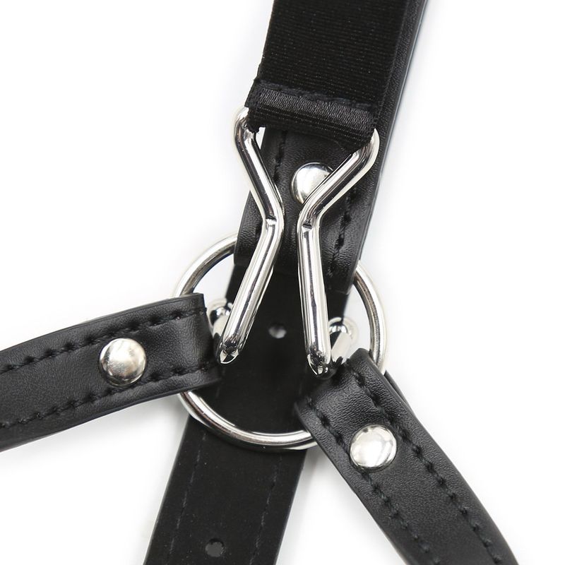 Leather Gag With Bondage Restraint