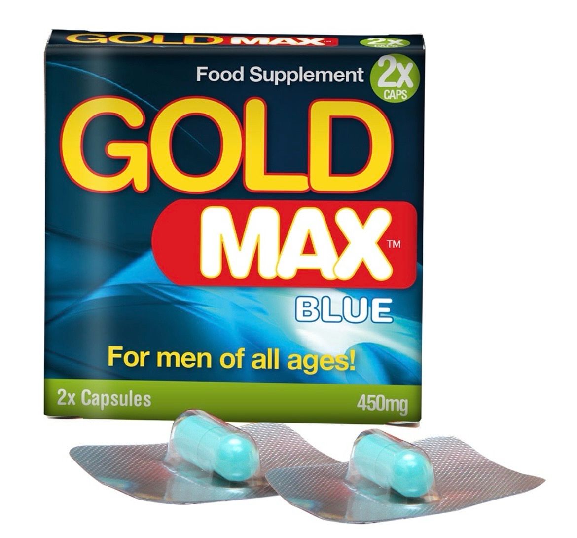 Gold Max Blue Enhancement Capsules 450mg-2 Capsules
