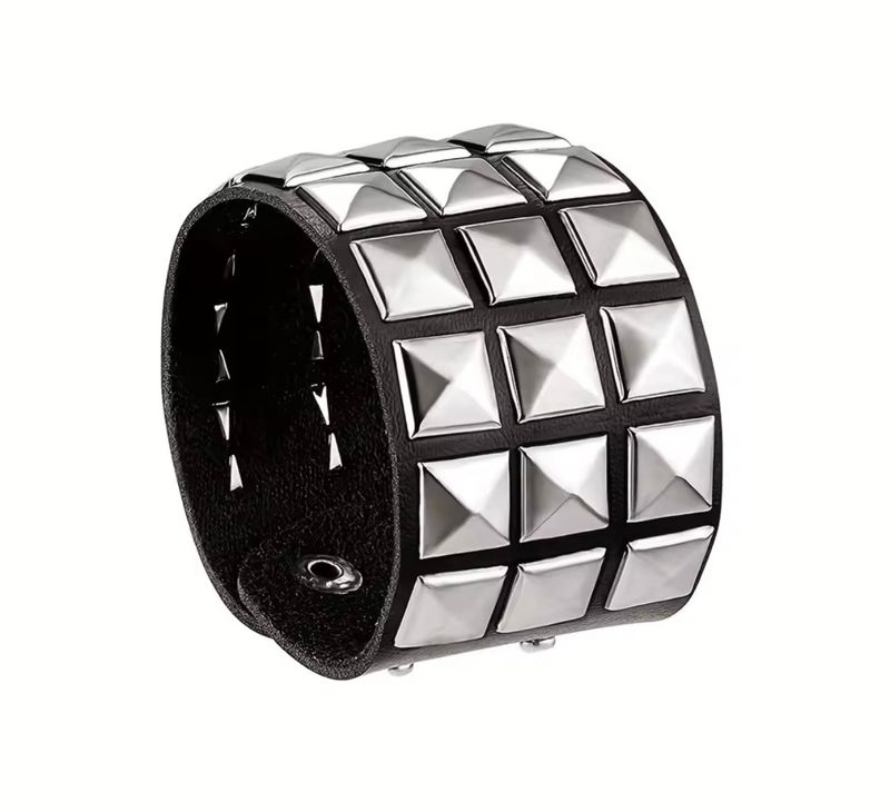 Studded Leather Bracelet