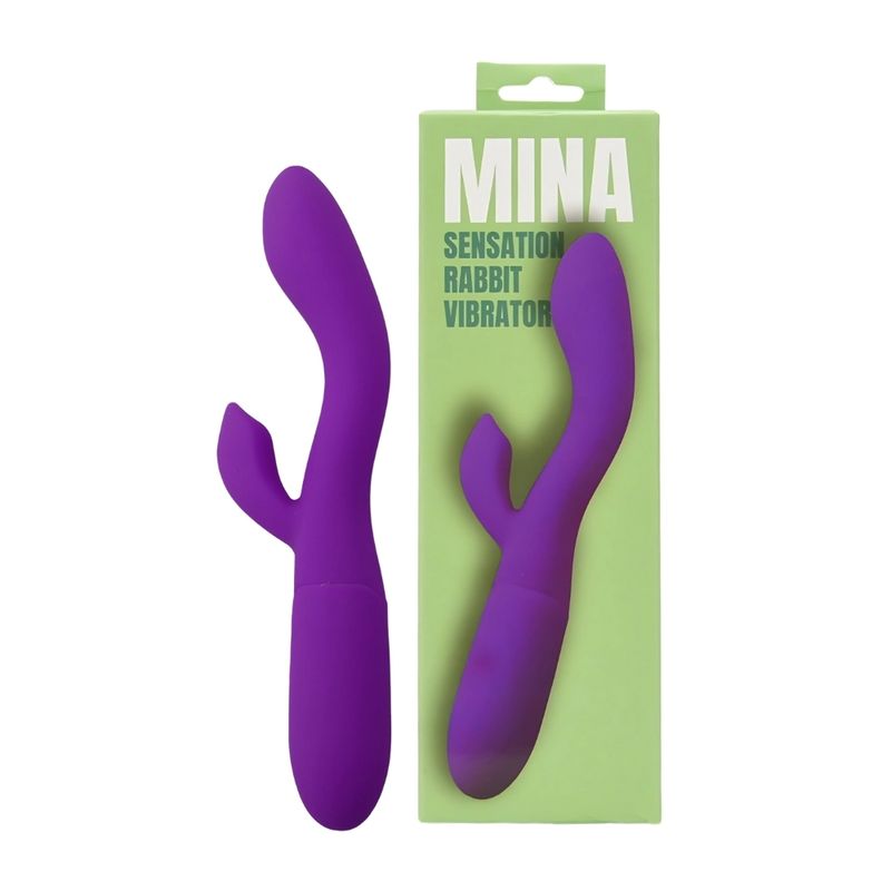 Mina Sensation Rabbit Vibrator Purple