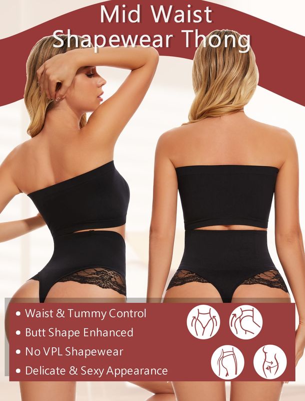 Shapewear Tummy Control Thong Knickers