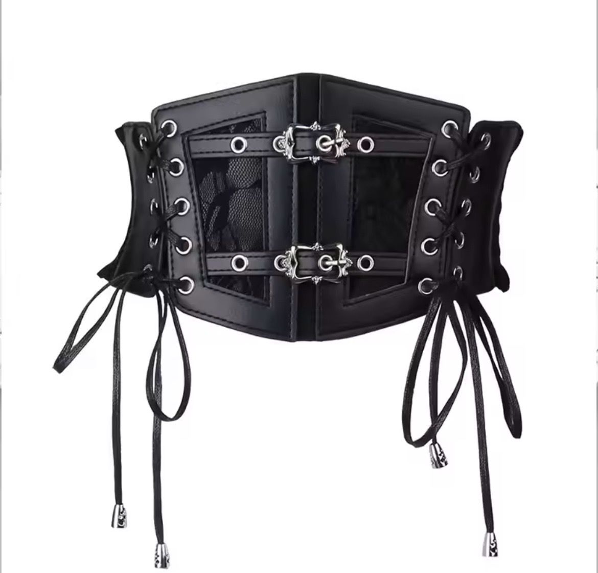 Waist Corset Elastic Belt With Lace