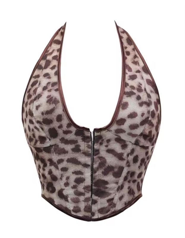 Leopard Print Corset