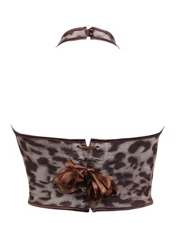 Leopard Print Corset