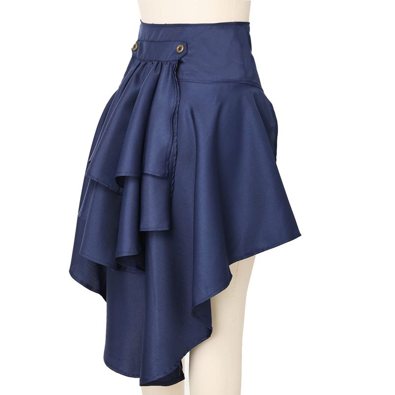 Ruffles Corset Belt Navy