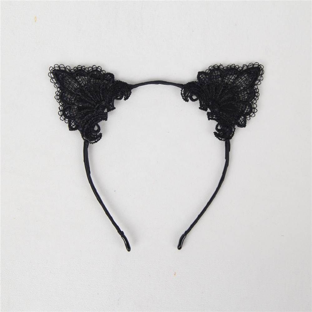 Cat Headband Black