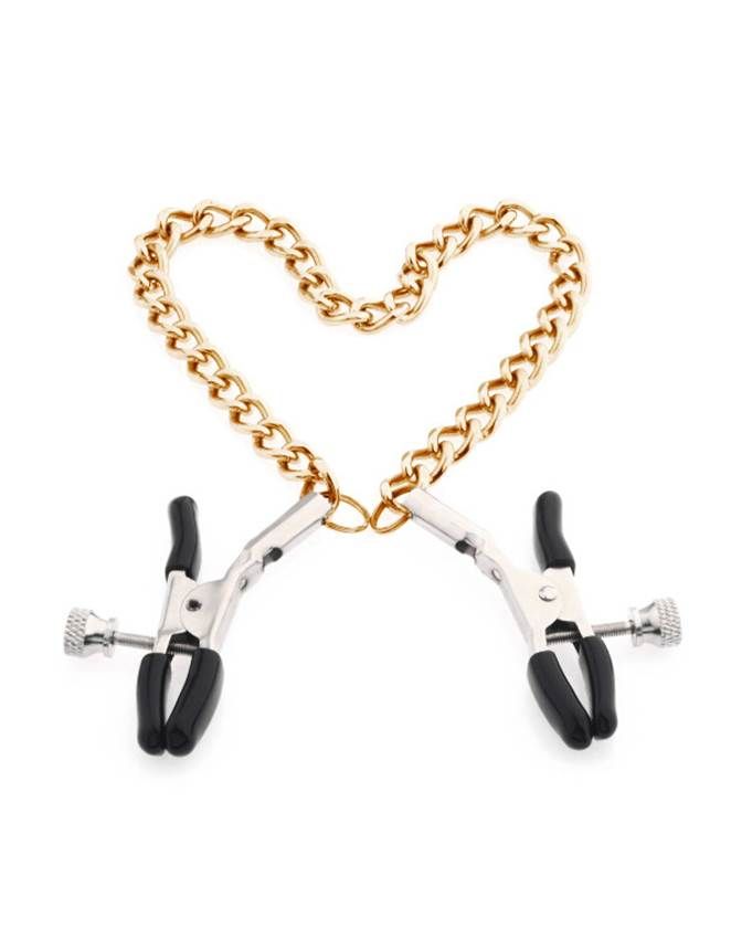 Chain Nipple Clips Gold and Silver