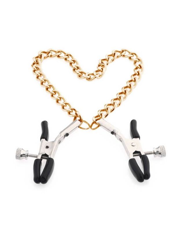 Chain Nipple Clips Gold and Silver