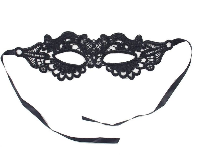 Sexy Lace Eye Mask Black