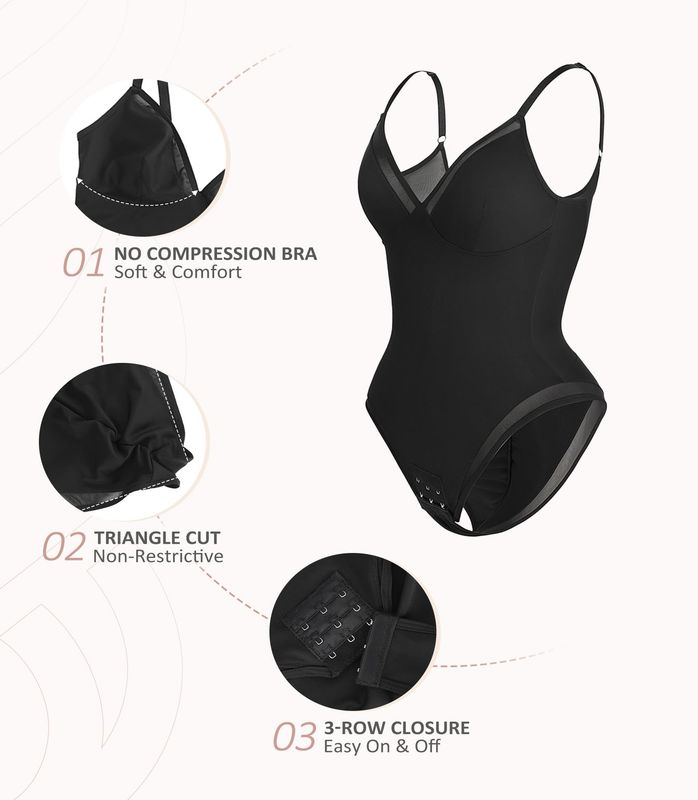 Shapewear Bodysuit Black