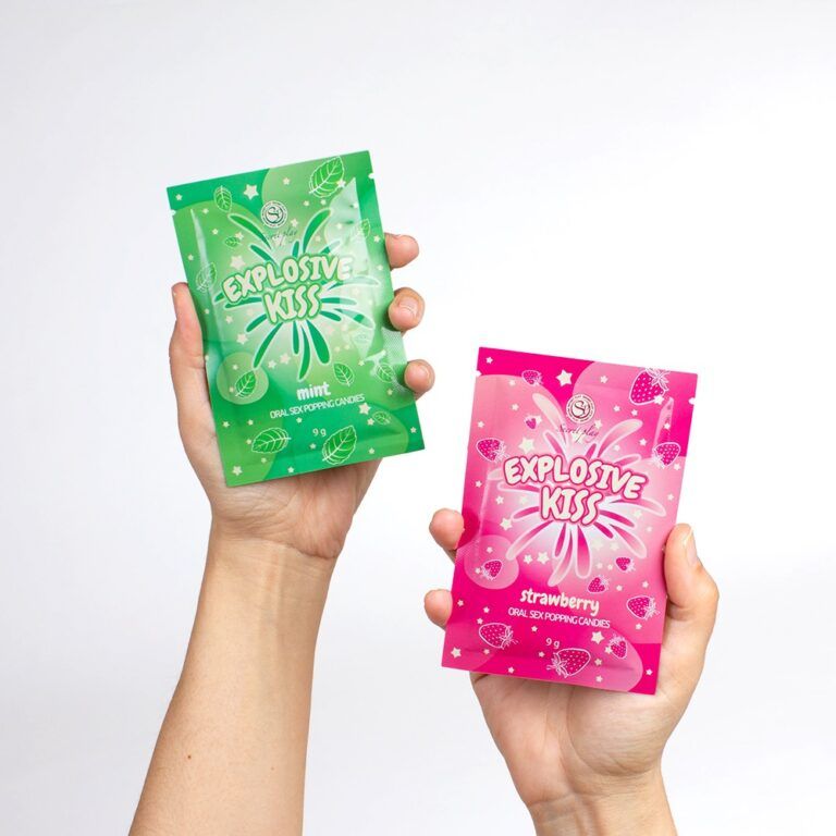 Explosive Kiss Popping Candies Flavoured