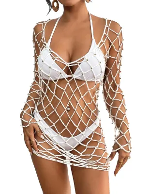 Fishnet Cover Up Bikini