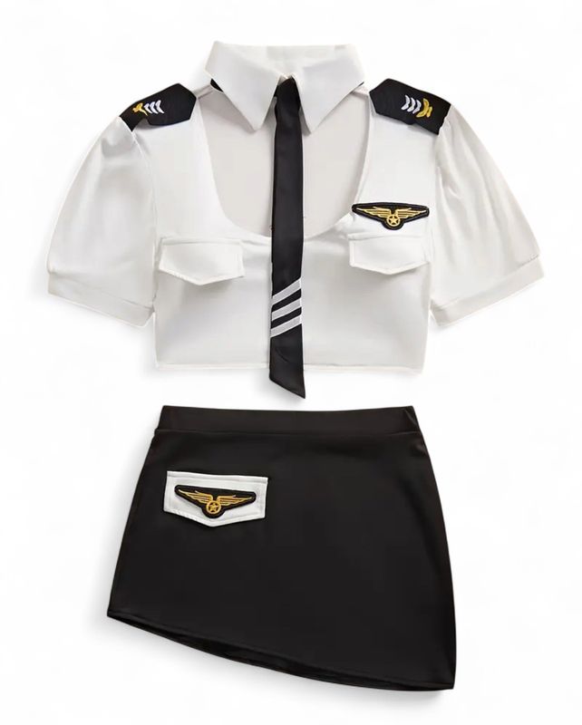 Pilot Sexy Cosplay Set