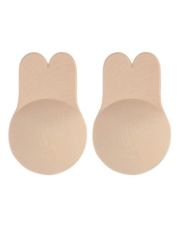Strapless Women Rabbit Ear Breast Lift Up Invisible Self Adhesive Nipple Covers