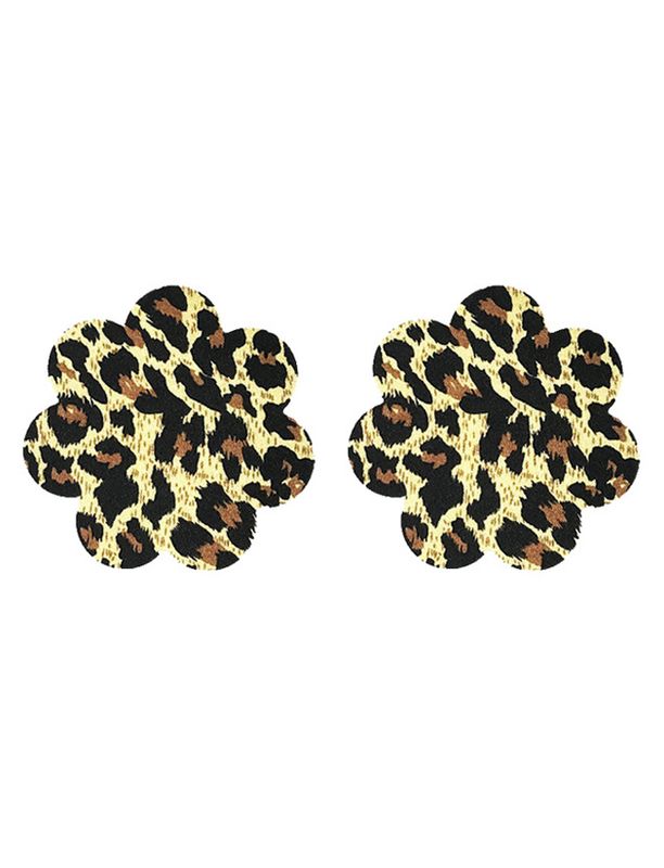 Wholesale Flower Leopard Nipple Cover