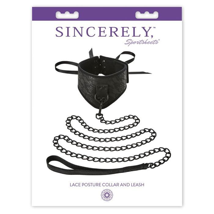 Sincerely Lace Posture Collar &amp; Leash