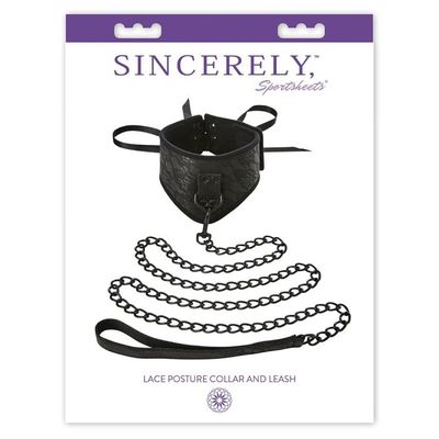 Sincerely Lace Posture Collar &amp; Leash