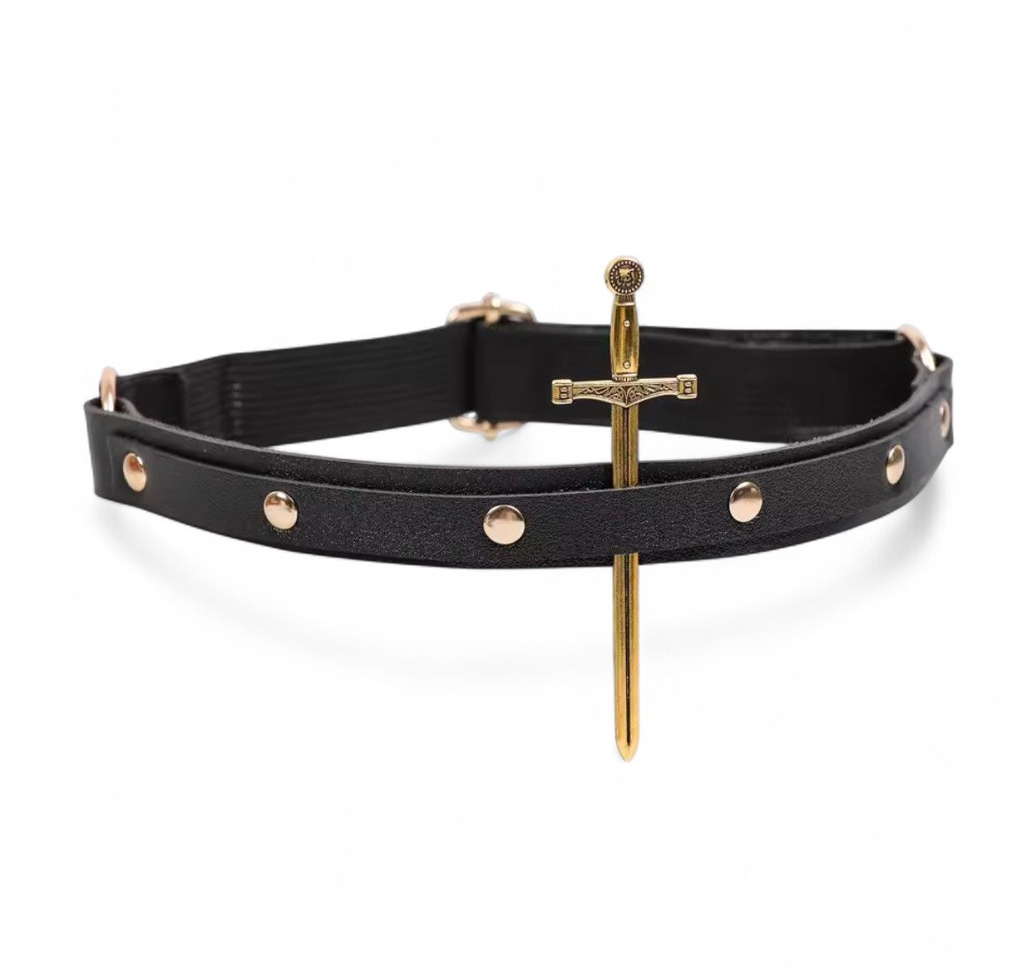 Leather Garter With Sword