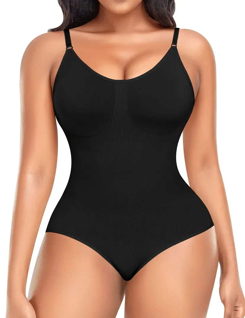 Shapewear Bodysuit Tummy Control Black