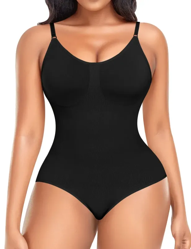 Shapewear Bodysuit Tummy Control Black
