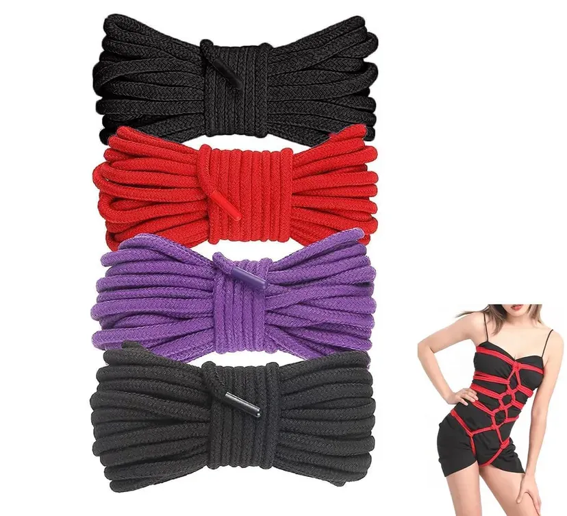 Bondage Restraints Cotton Rope for Couples and Beginners