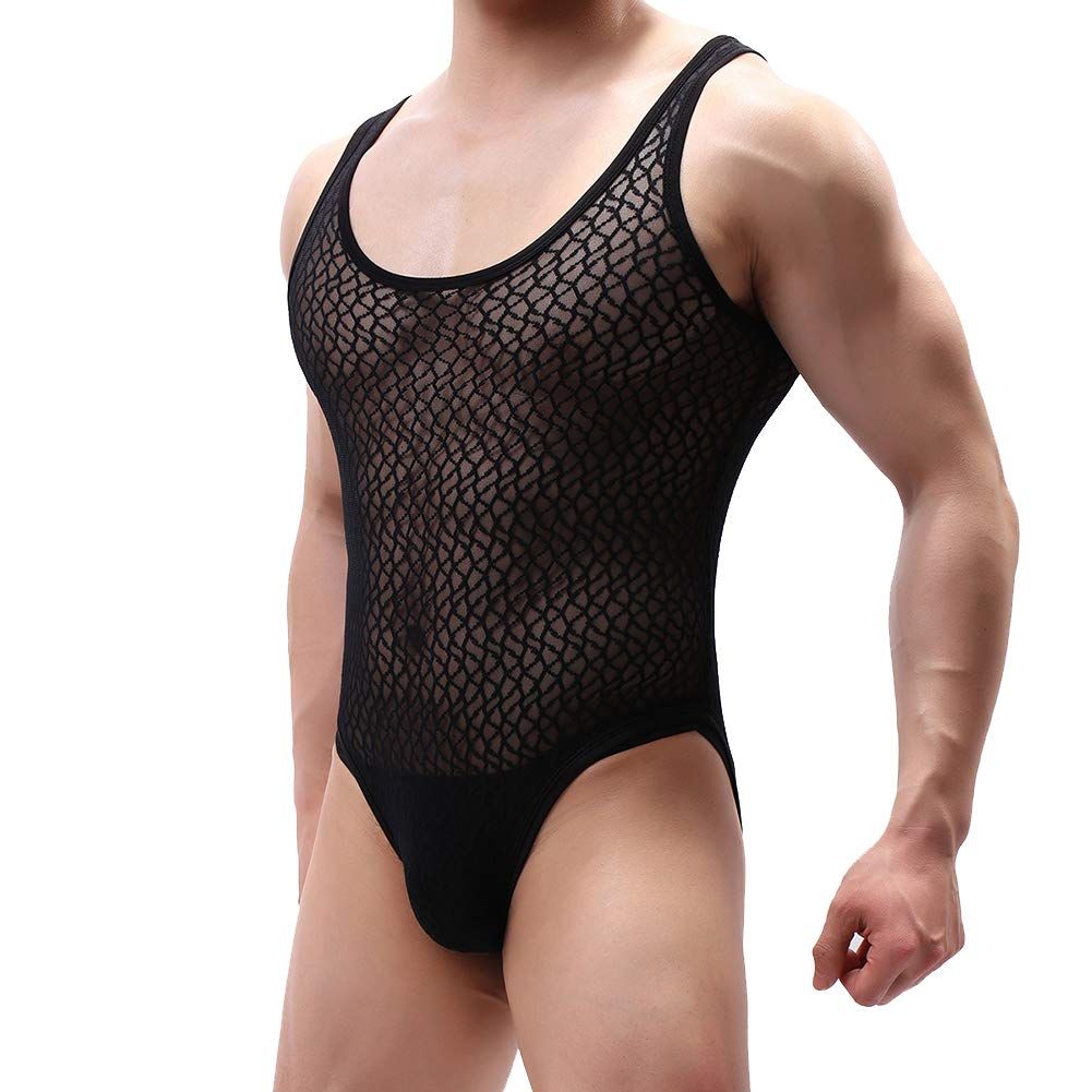 Sexy Mesh Sheer Bodysuit