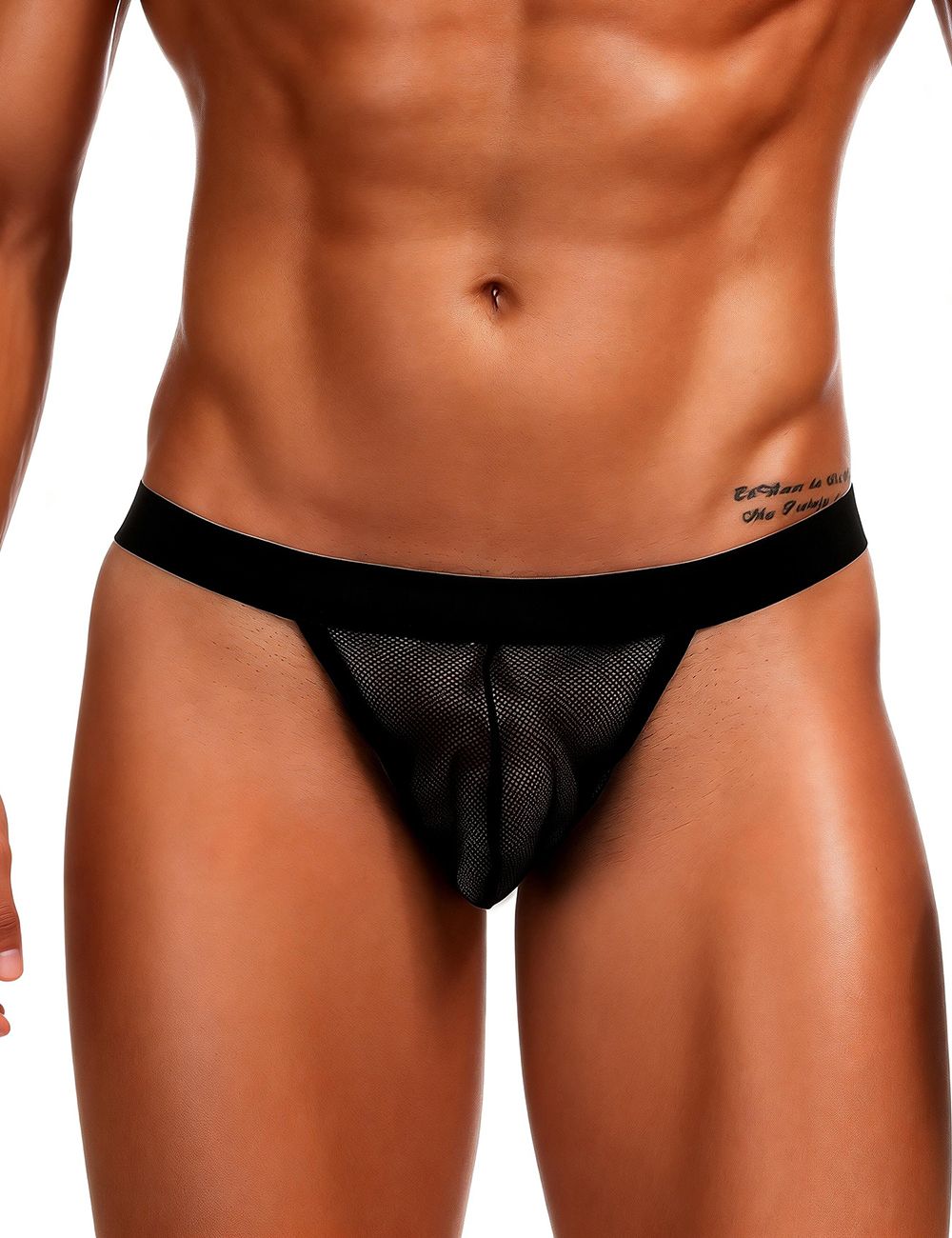 Sexy Black Fishnet Panty for Men