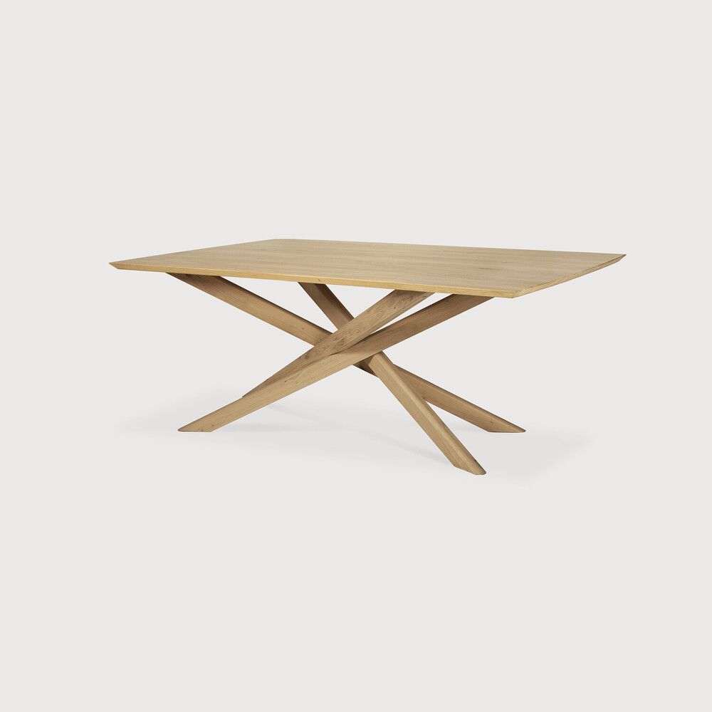 Oak Mikado Dining Table, Size: 80 x 42 x 30