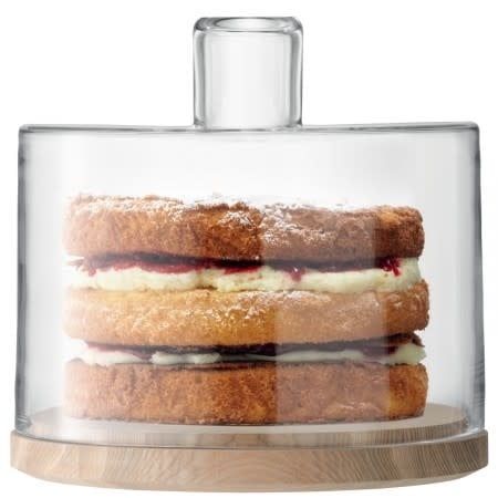Lotta Cake/Cheese Dome &amp; Ash Base Ø25/Ø25.5cm *