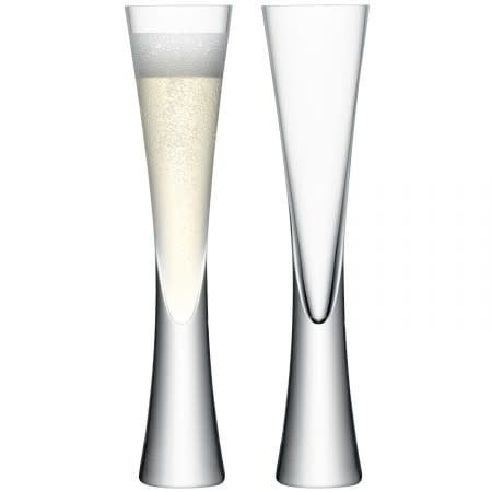 Moya Champagne Flute 170ml Clear x 2