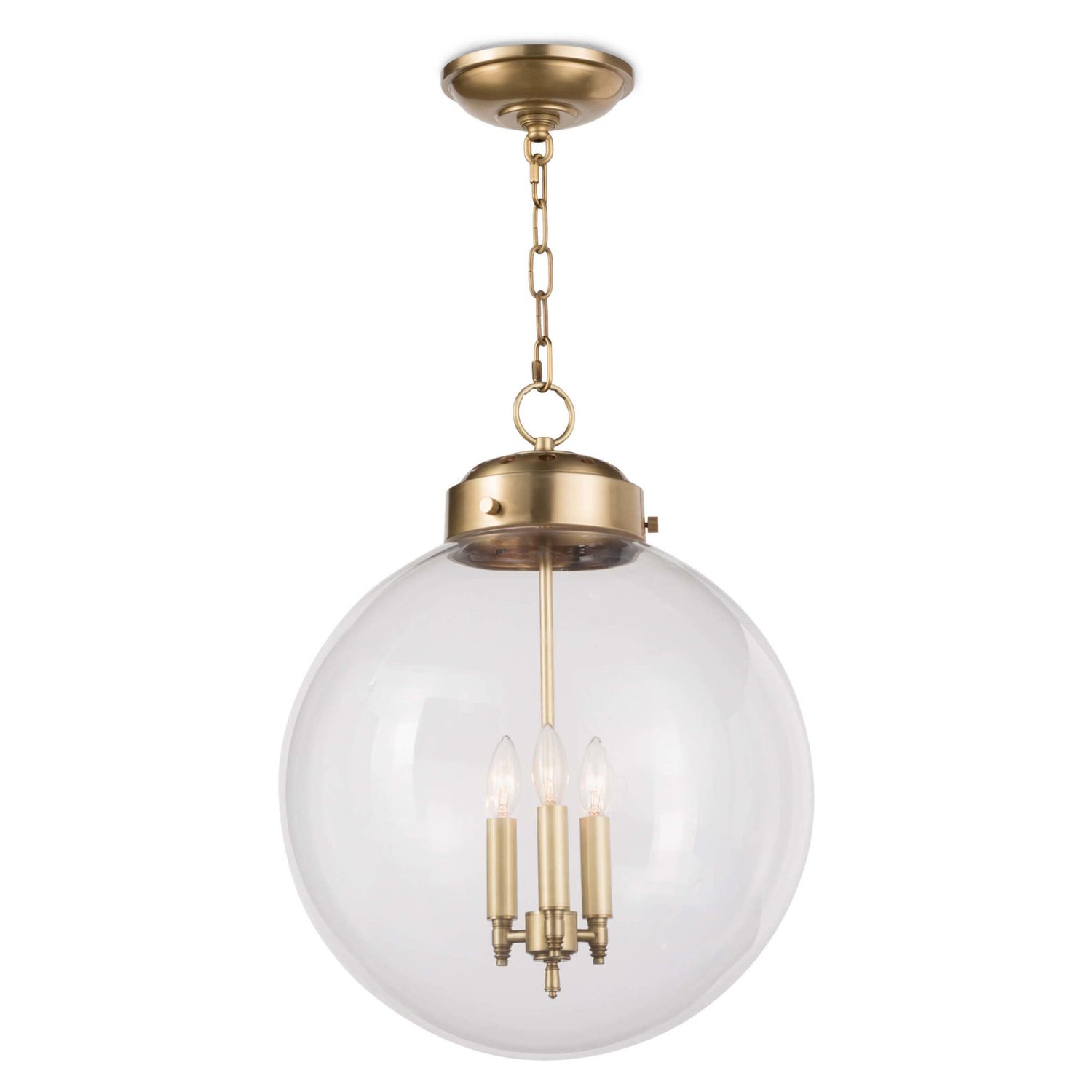 Globe Pendant (Natural Brass)