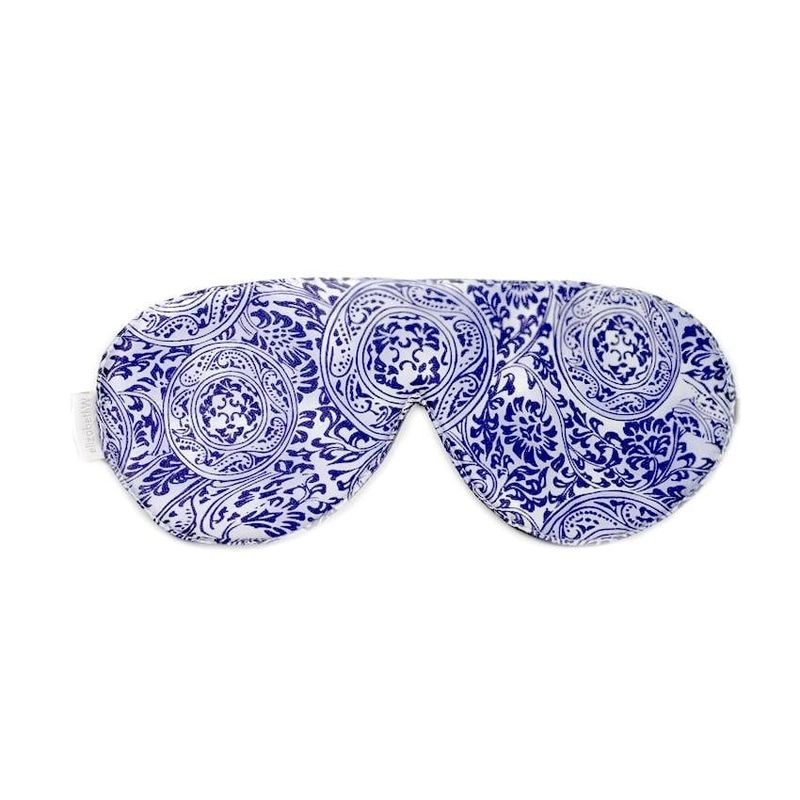 Sleep Mask, Venetian Blue Silk