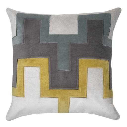 Fiona Pillow - Yellow 22x22