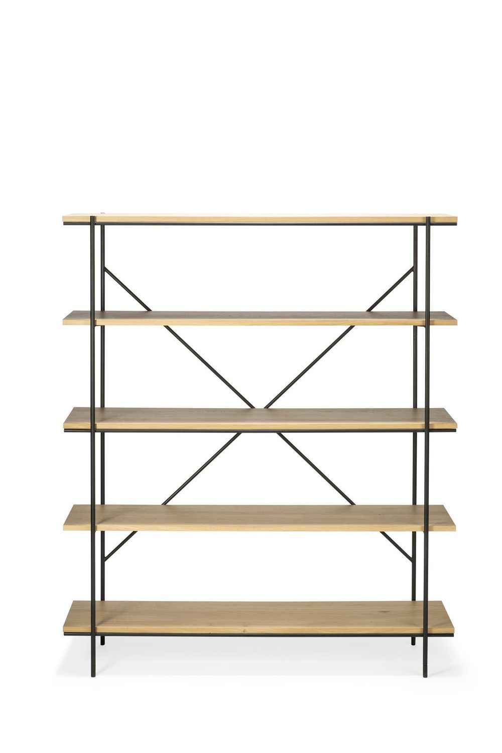 Rise rack - varnished oak, 55 x 15 x 65