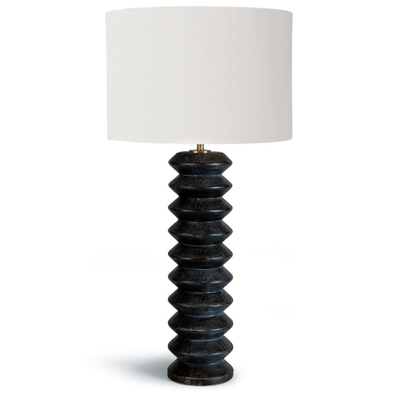 Accordion Table Lamp (Ebony)