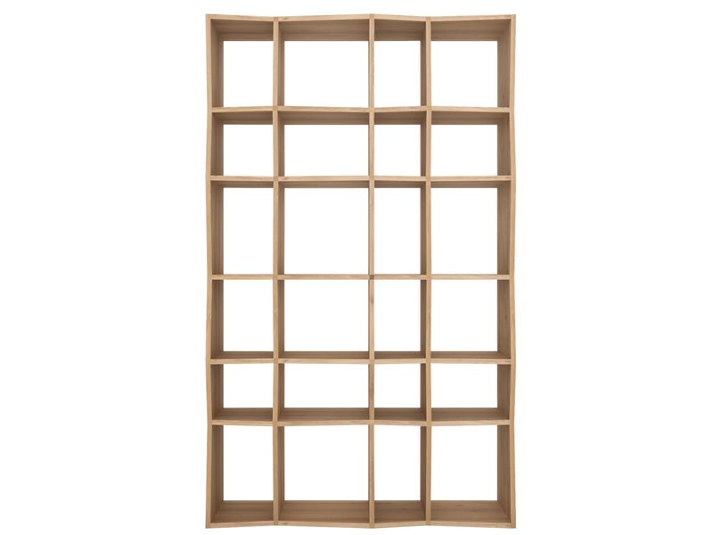 Z rack - oak, 49 x 14.5 x 81.5