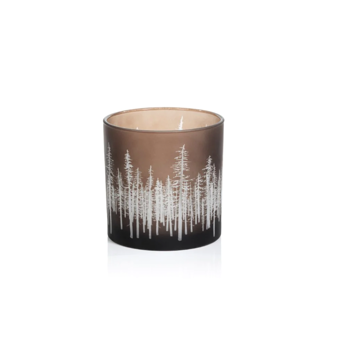 Birch Etched LED Hurricane-Small
