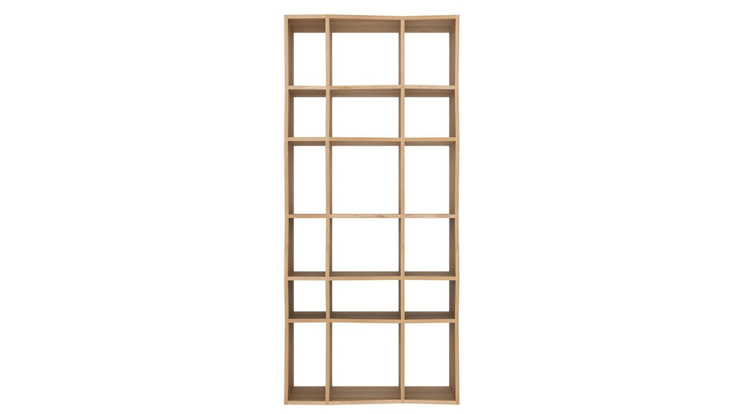 Z rack - oak - small, 36.5 x 15 x 81.5