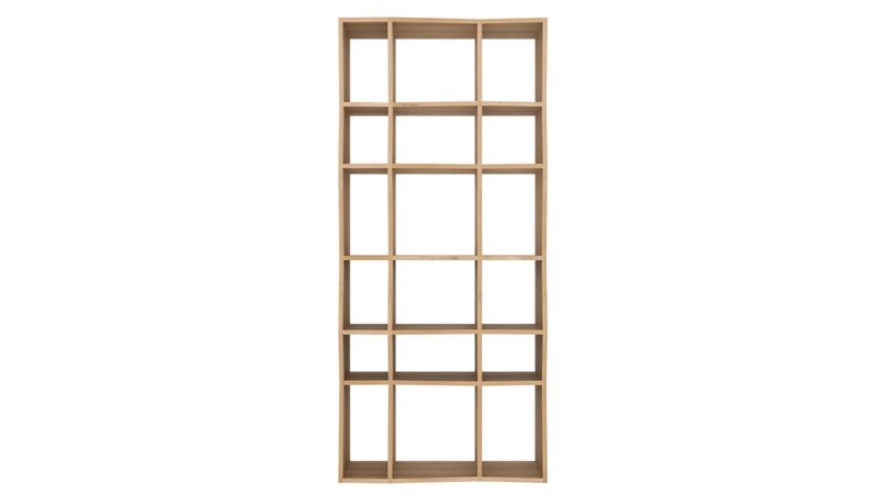 Z rack - oak - small, 36.5 x 15 x 81.5