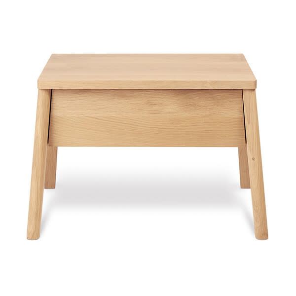 Air bedside table - oak - 1 drawer, 22 x 17.5 x 14.5