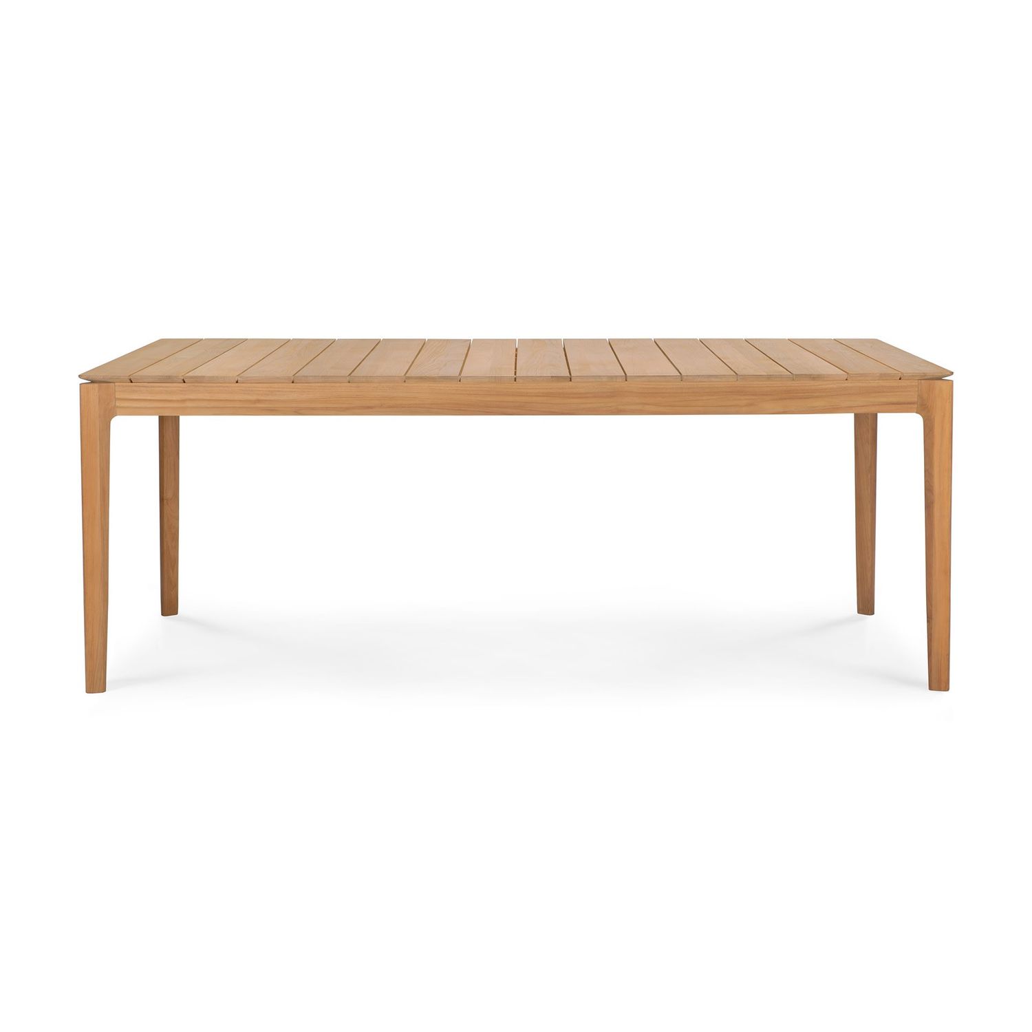 Bok outdoor dining table - teak - rectangular, 78.5 x 39.5 x 30