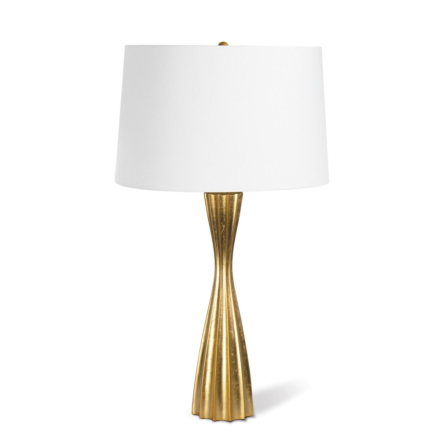 Naomi Resin Table Lamp (Gold Leaf)