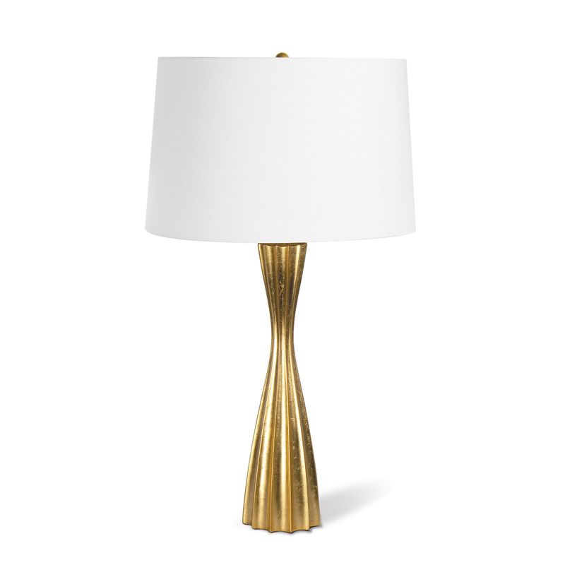 Naomi Resin Table Lamp (Gold Leaf)